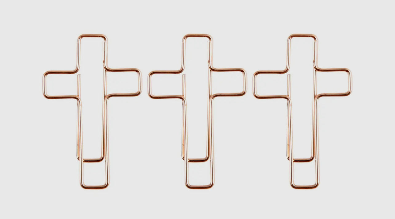 Church Notes Co. Cross Paperclips