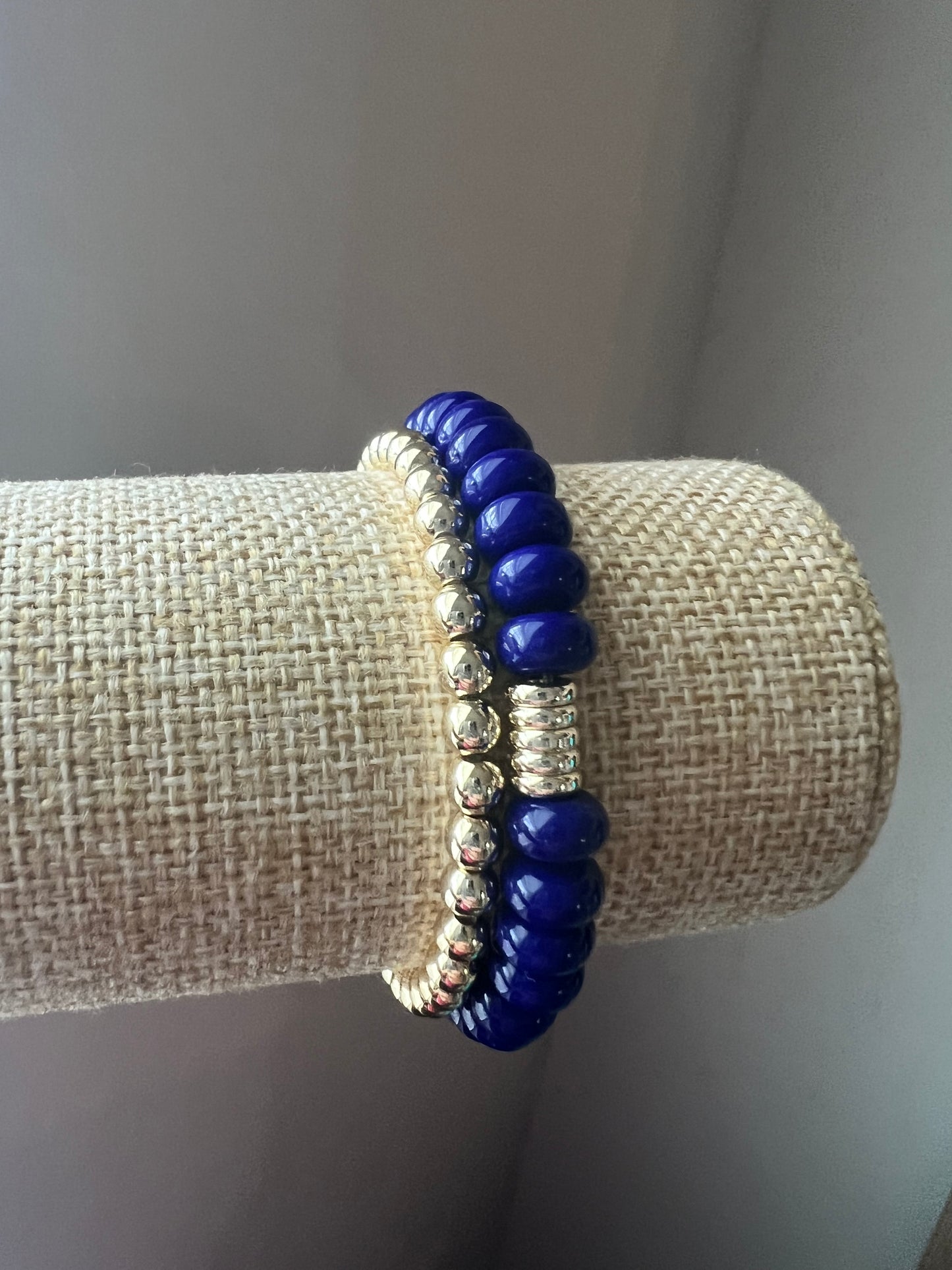 Navy + Gold Stack