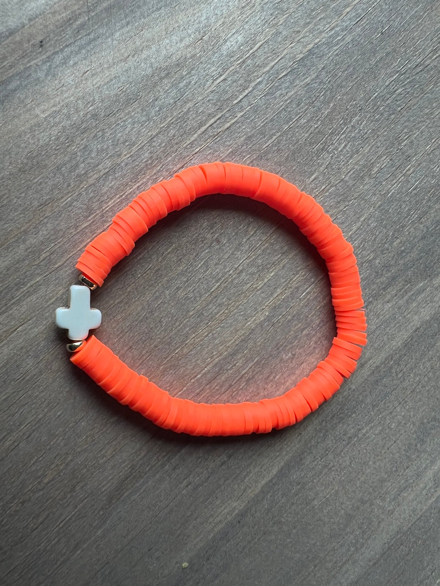 Neon Cross Bracelet