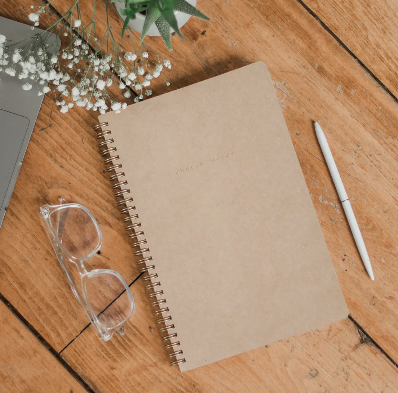 Church Notes Co. Bible Study Notebook - Tan