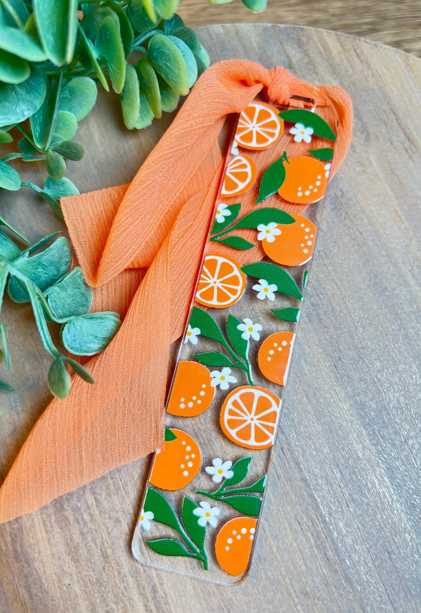 Orange Blossom Bookmark