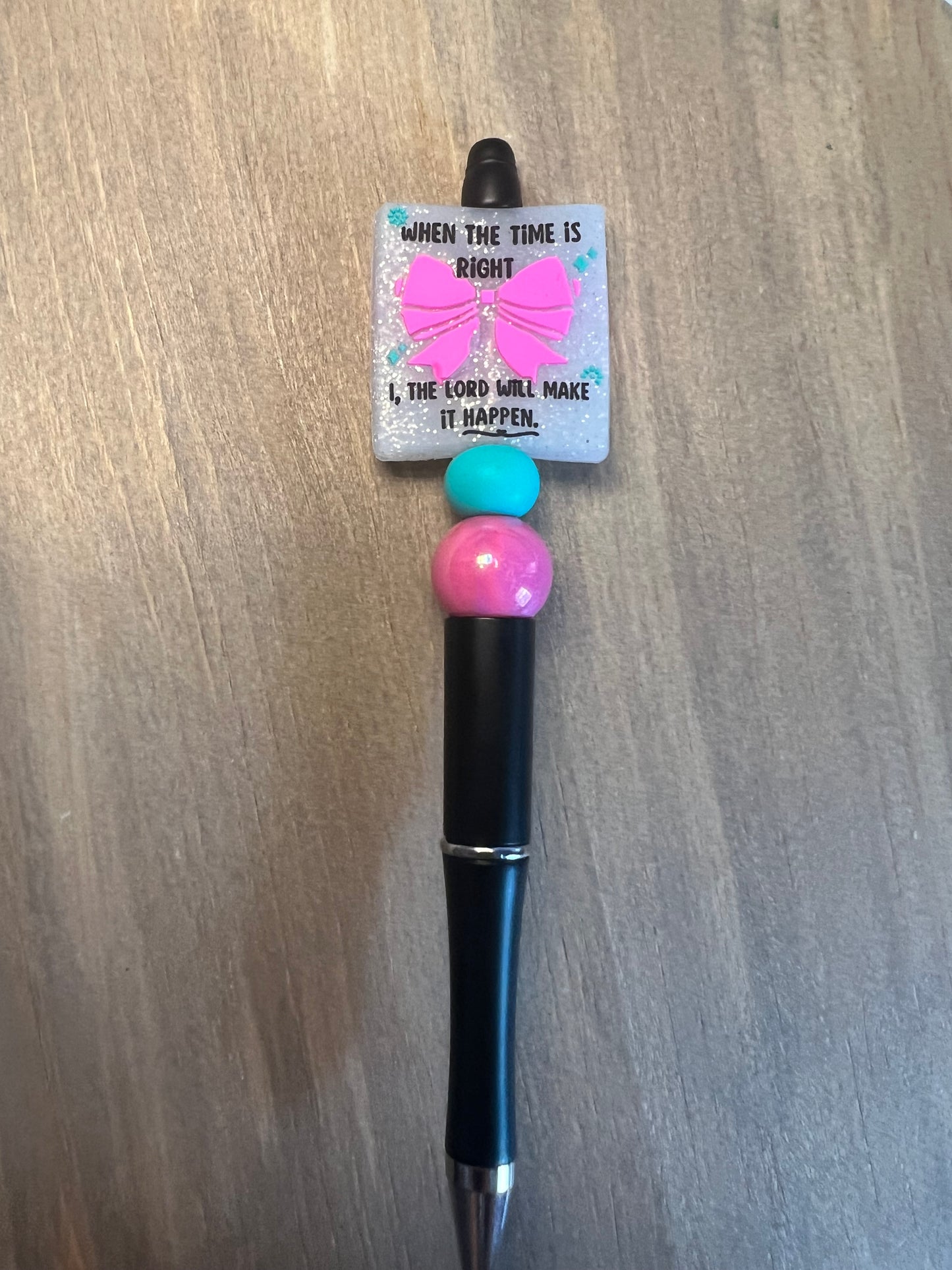 When the Time is Right | Refillable Pen