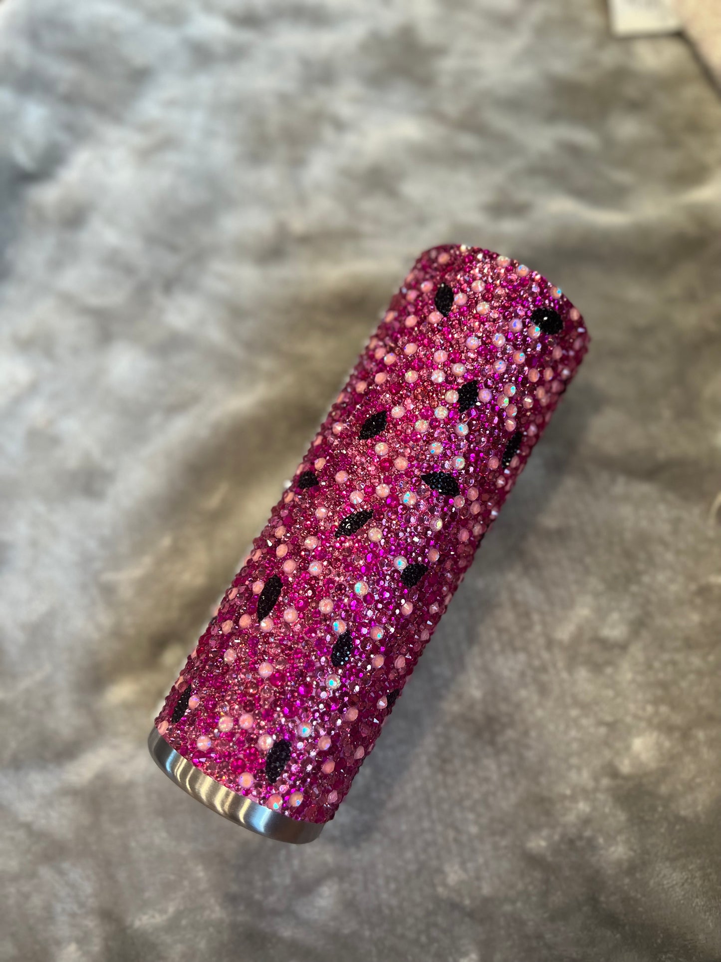 Watermelon Rhinestone 20oz Tumbler