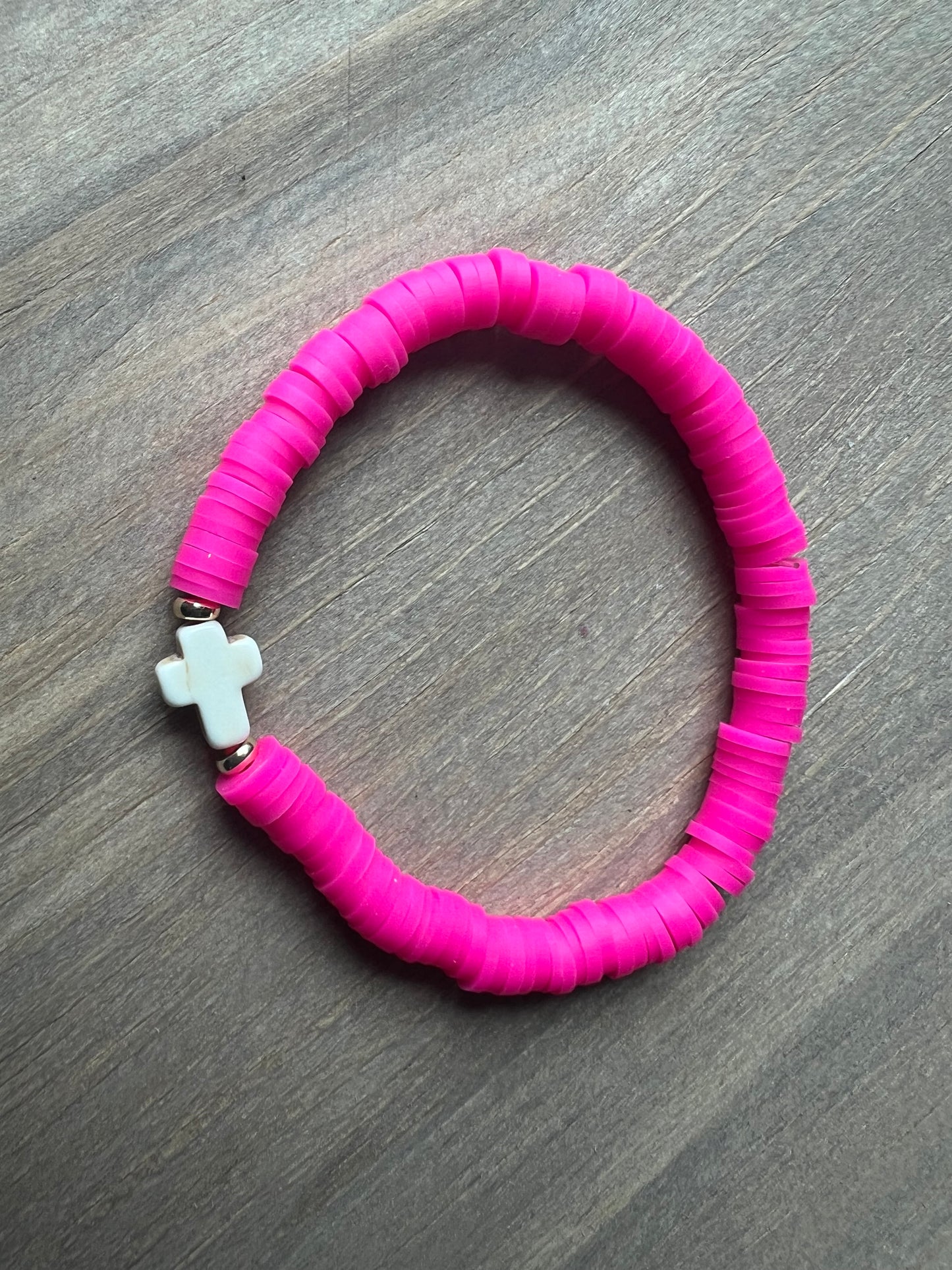 Neon Cross Bracelet