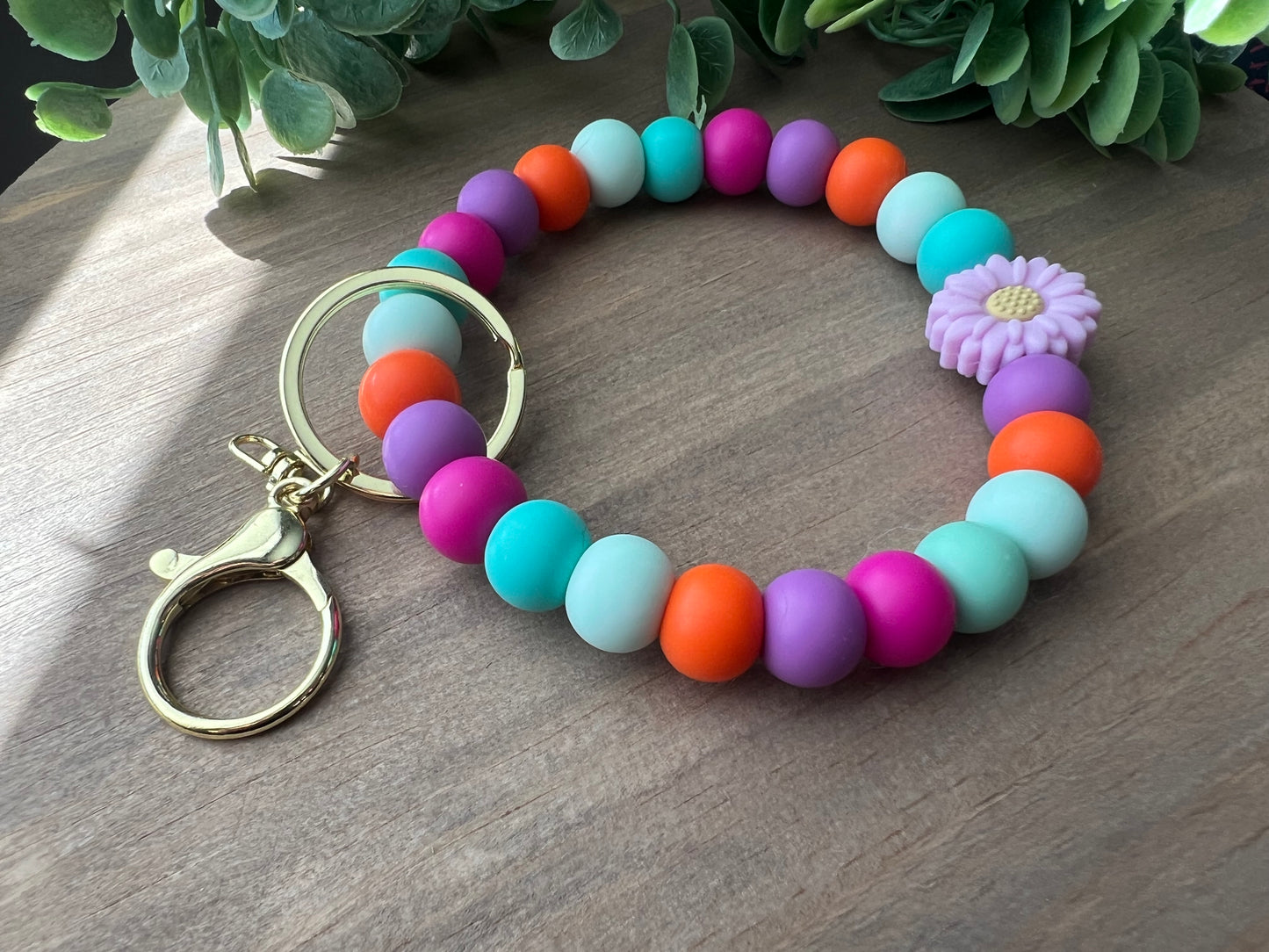 Flower Pop Wristlet