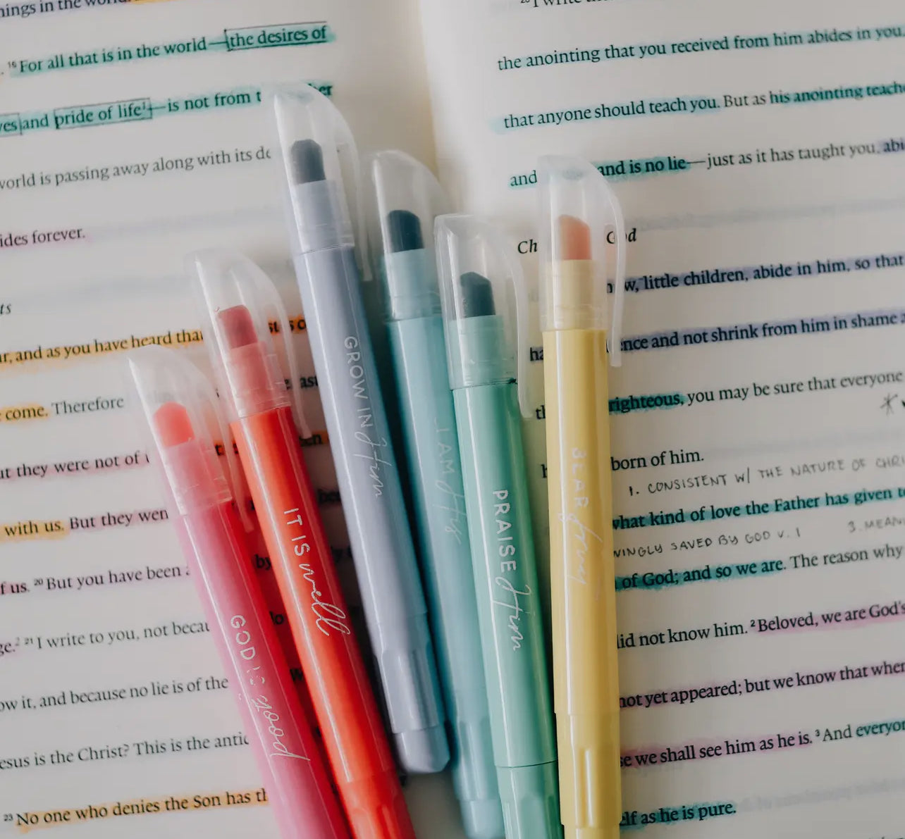 Pastel Gel Bible Highlighers