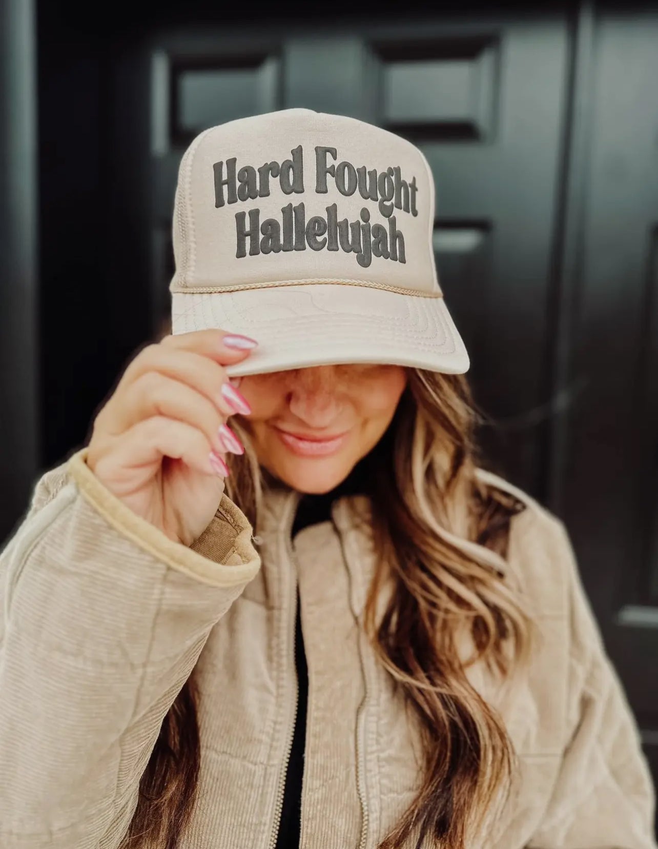 Hard Fought Hallelujah Trucker Hat