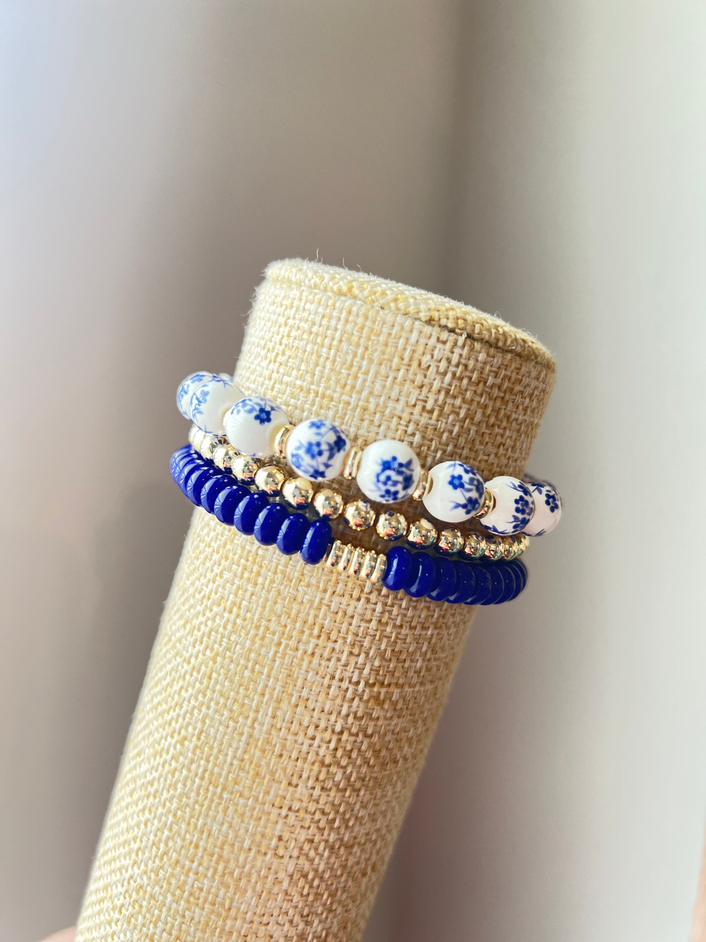 Blue Floral Stack