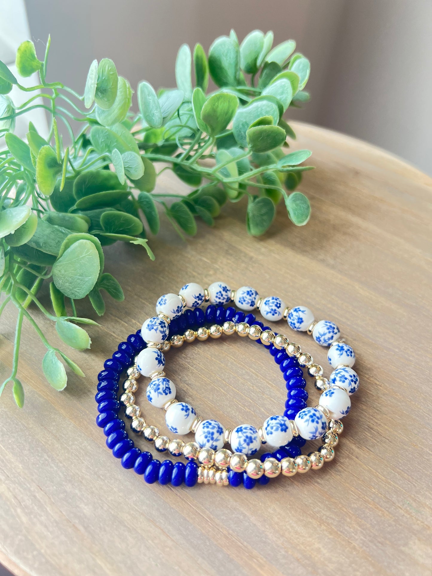 Blue Floral Stack