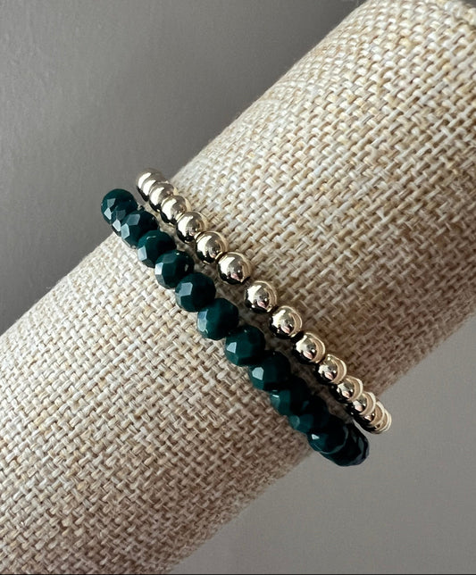 Frosted Emerald Stack