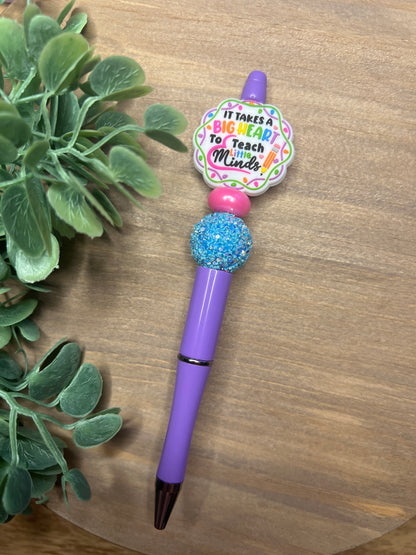 Beaded Refillable Pen