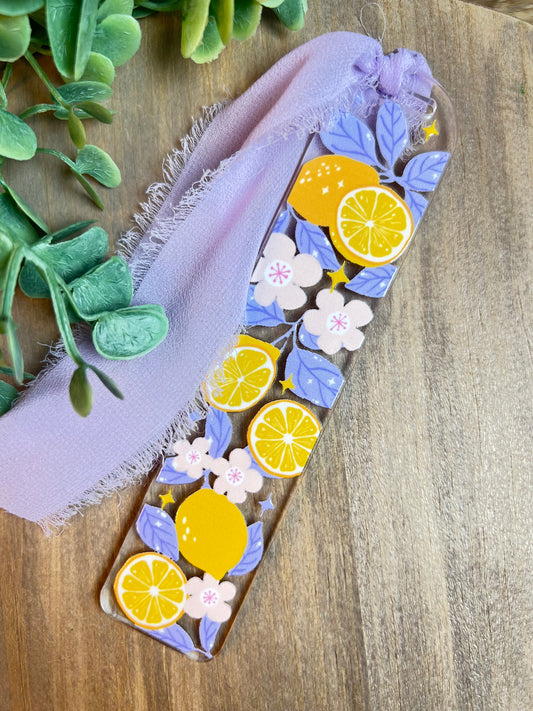 Lavender Lemon Bookmark