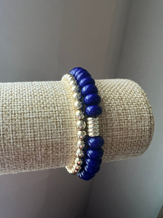 Navy + Gold Stack