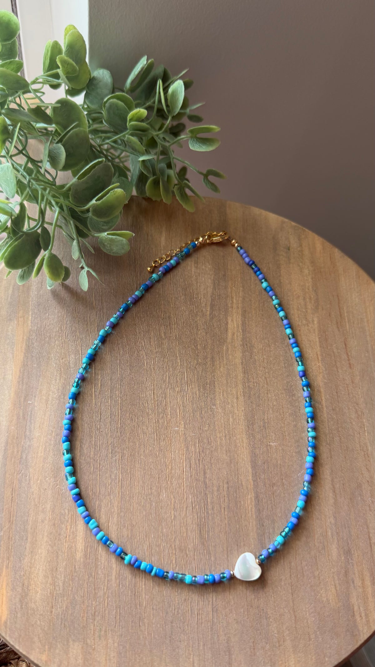 Blue Heart Child’s Necklace