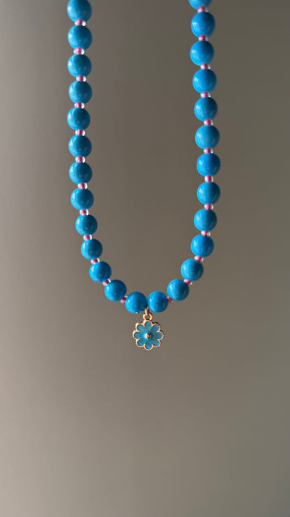 Blue Blossom Child’s Necklace