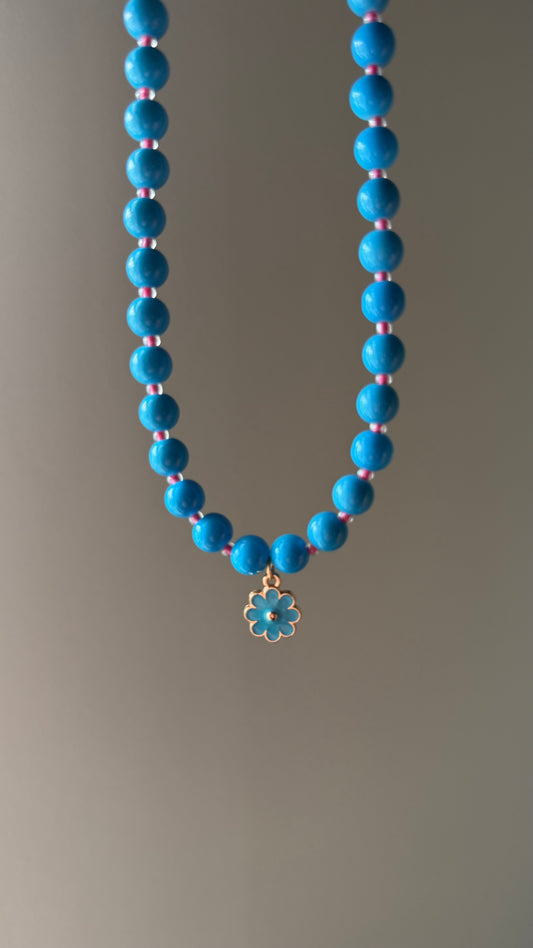 Blue Blossom Child’s Necklace