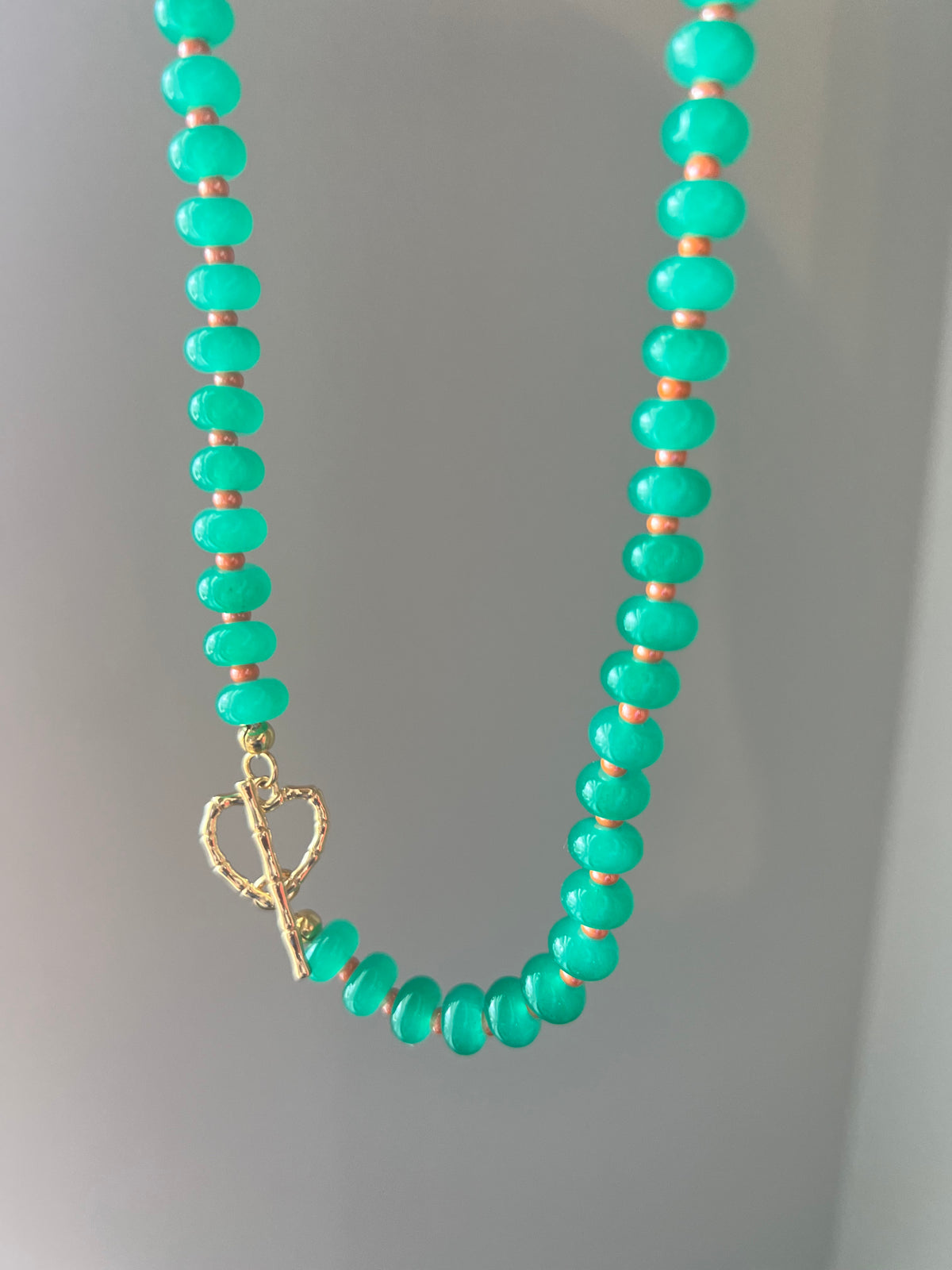 Emerald Apricot Necklace