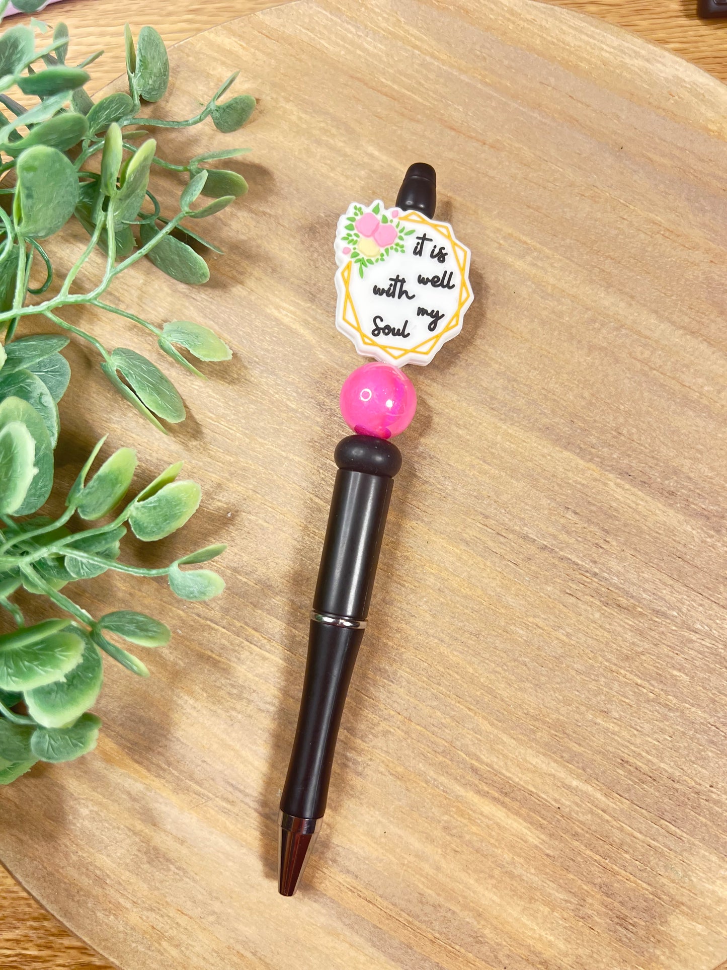 Beaded Refillable Pen