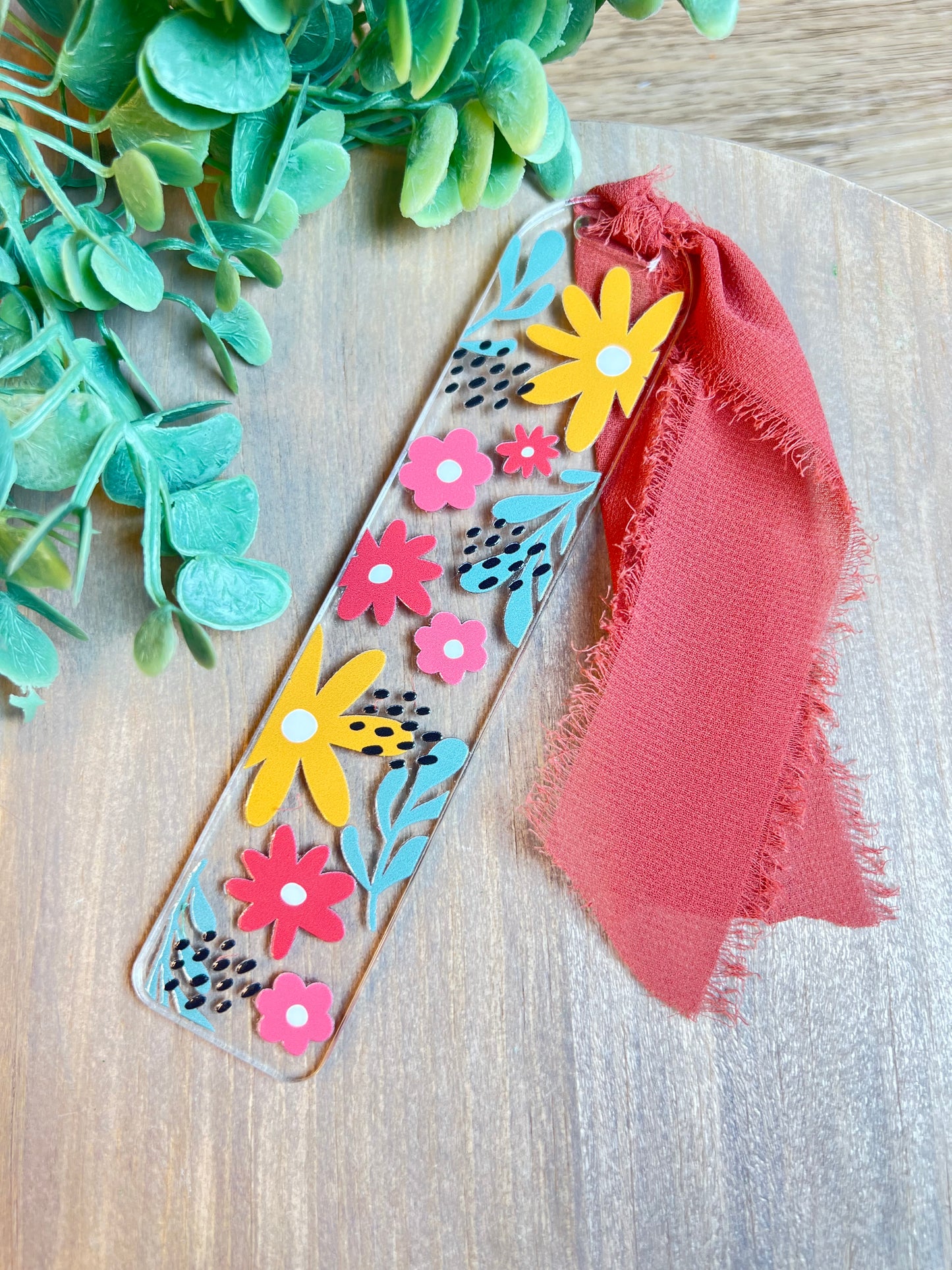Boho Flower Bookmark