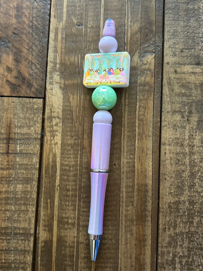 Beaded Refillable Pen