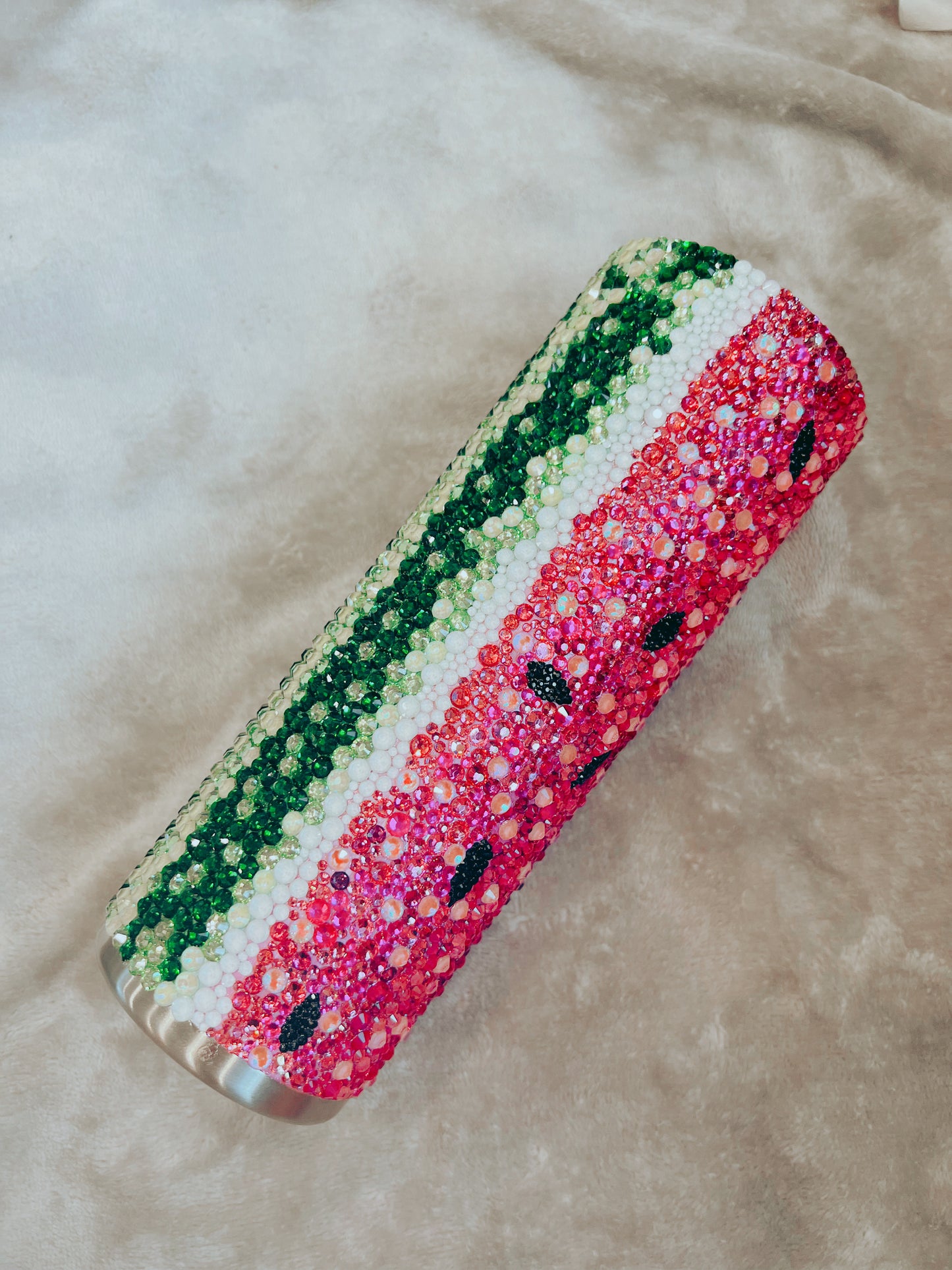 Watermelon Rhinestone 20oz Tumbler