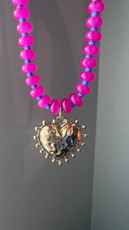 Berry Heart Necklace