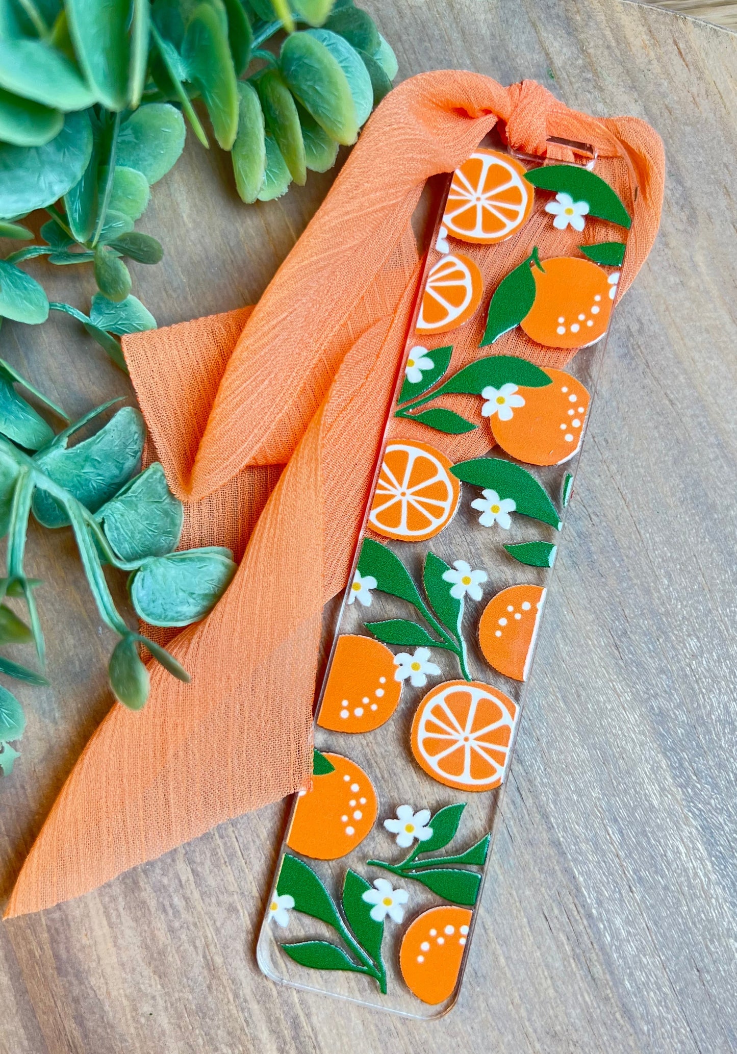 Orange Blossom Bookmark