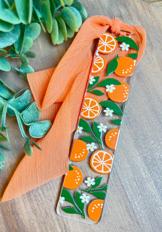 Orange Blossom Bookmark
