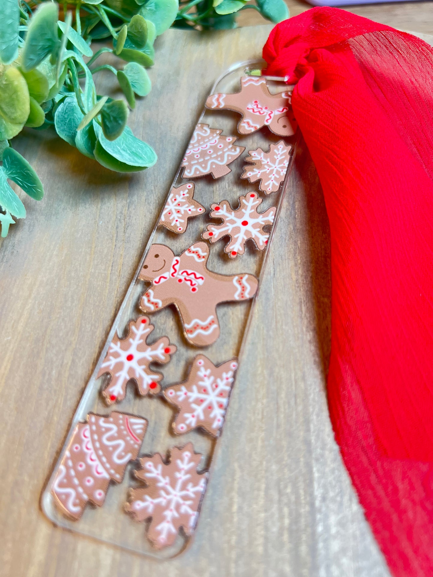 Gingerbread Cookie Bookmark
