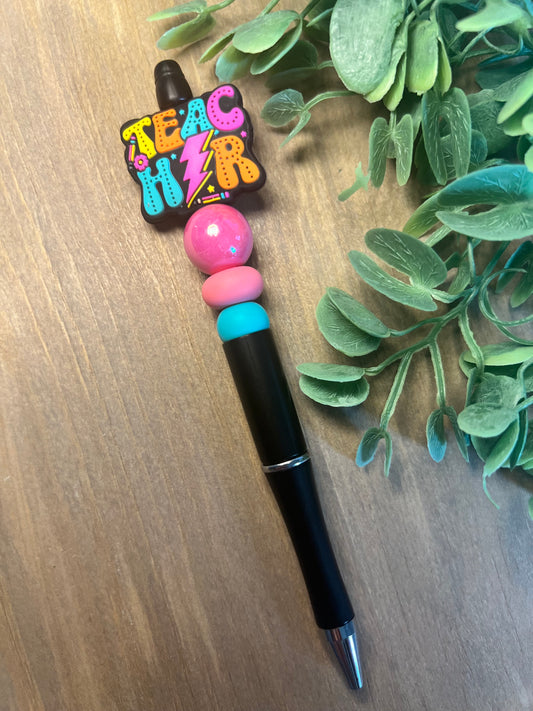 Neon Teacher | Refillable Pen
