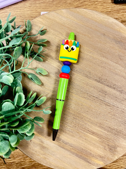 Beaded Refillable Pen