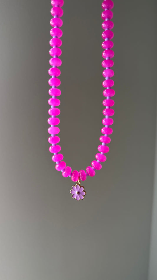 Pink Petal Child’s Necklace