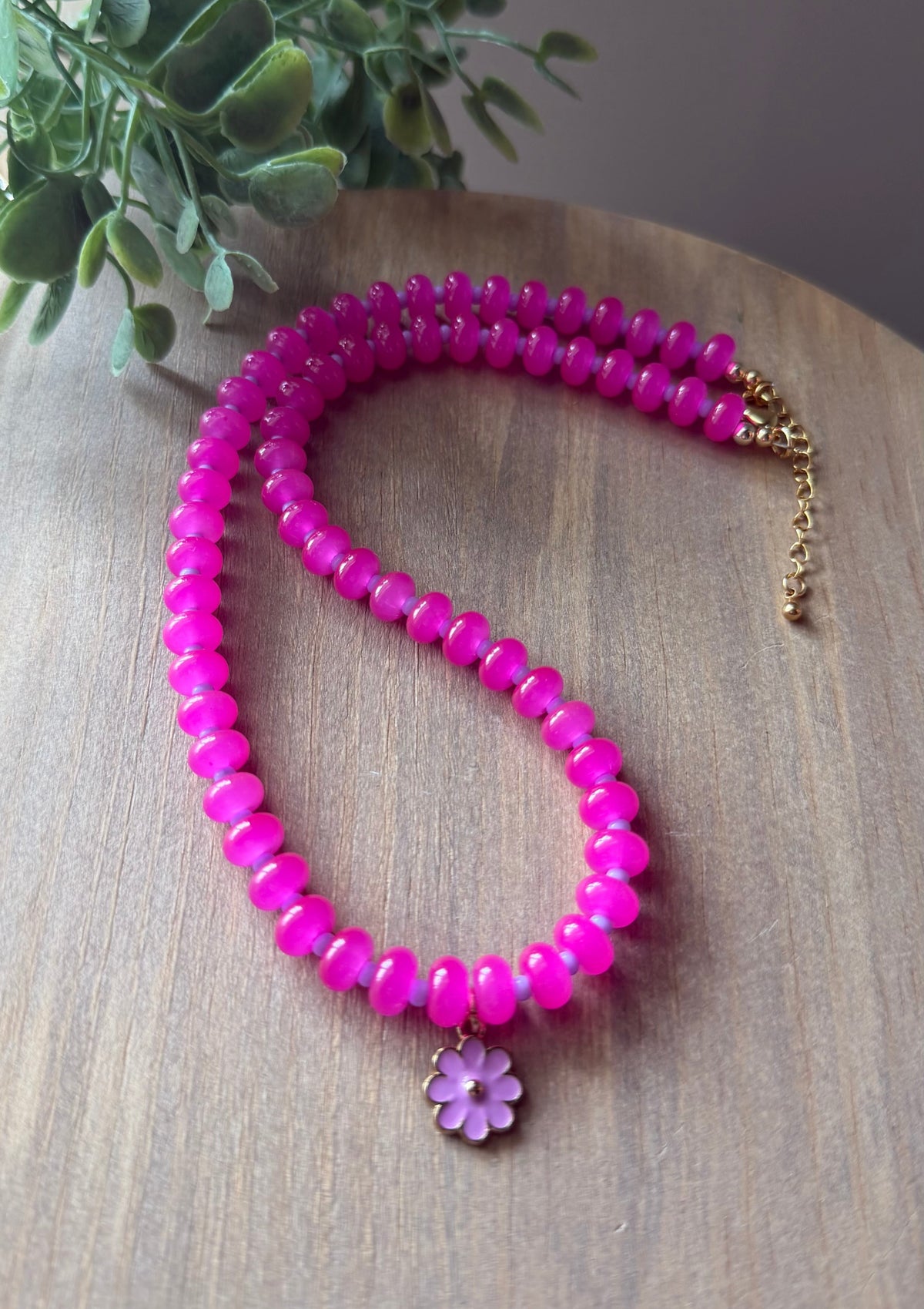 Pink Petal Child’s Necklace