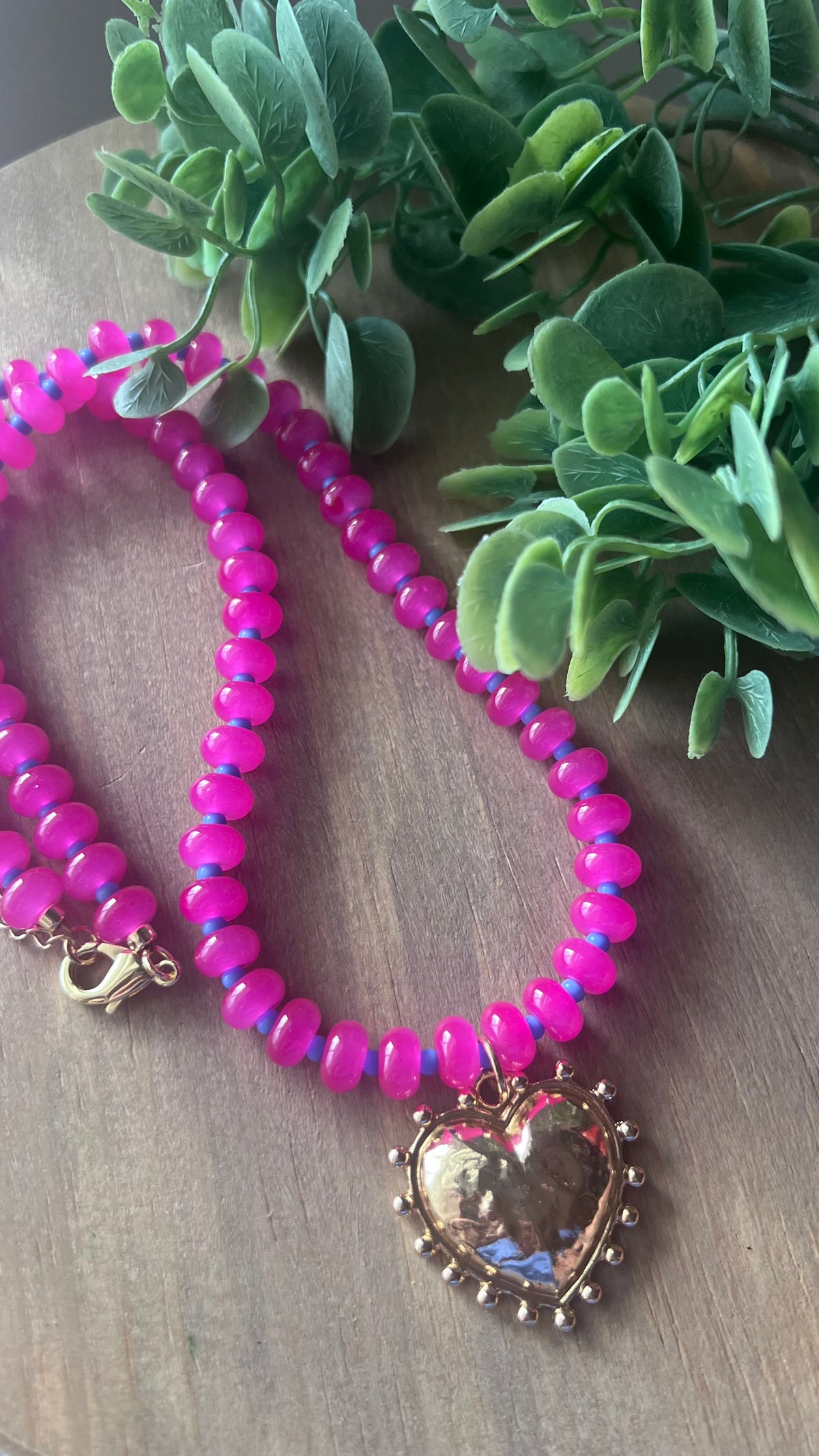 Berry Heart Necklace