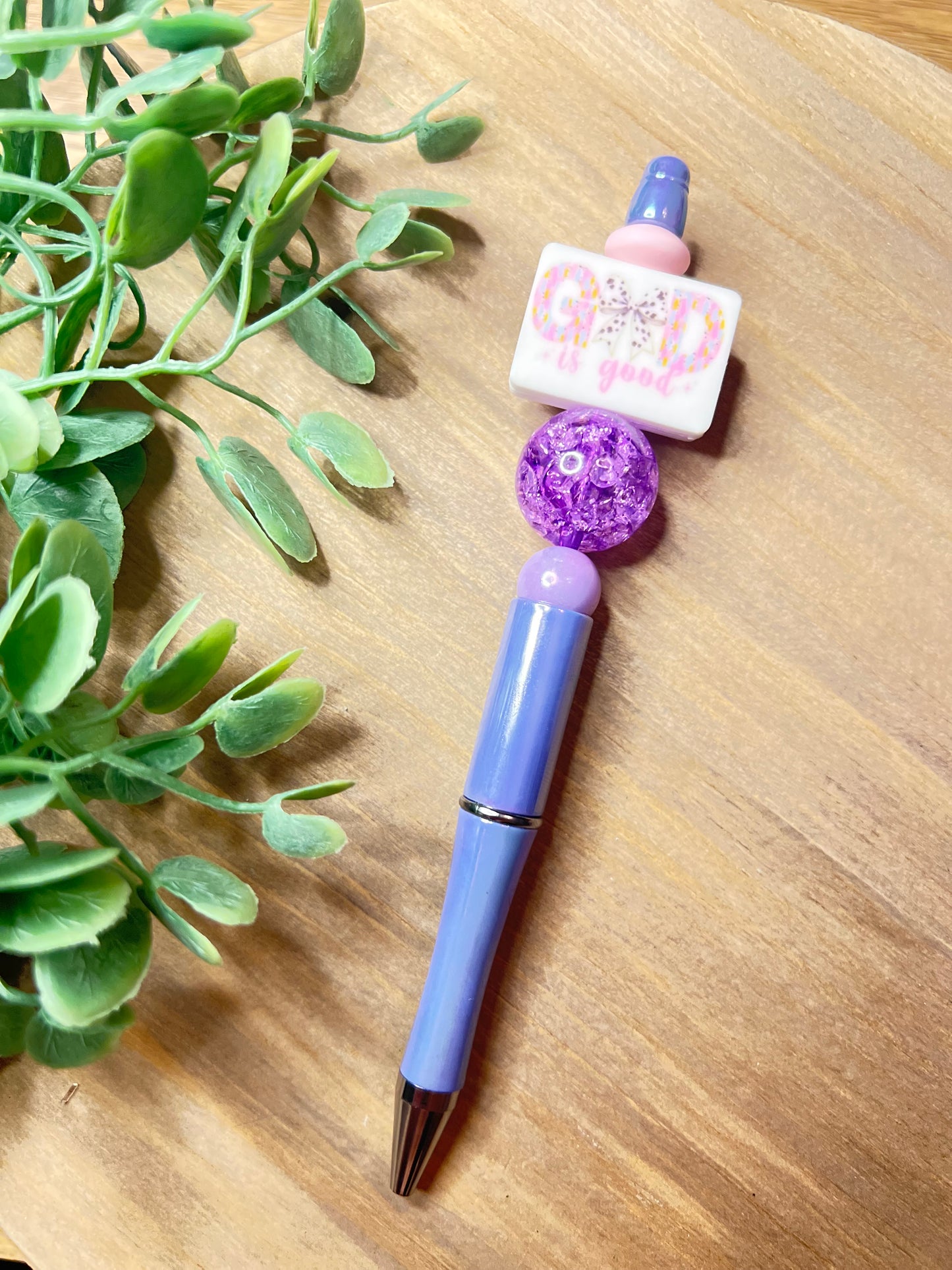 Beaded Refillable Pen