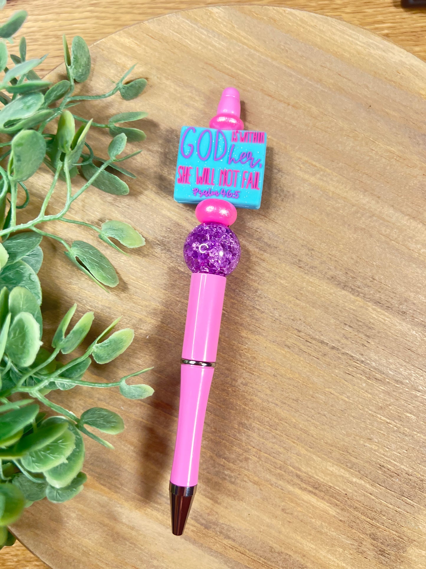Beaded Refillable Pen