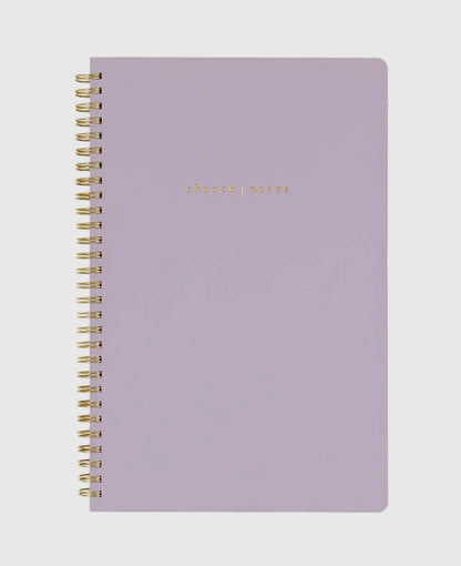 Church Notes Co. Church Notes Bible Reference Notebook- Lilac