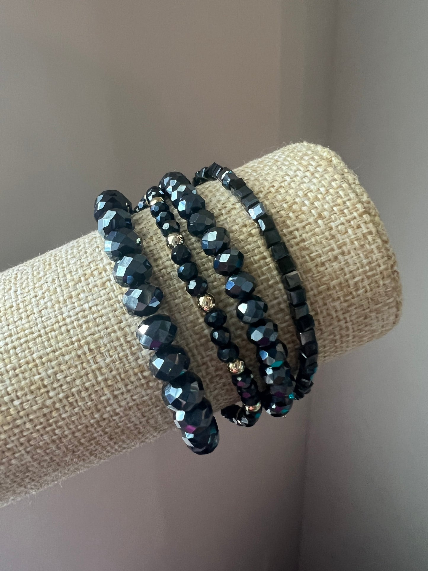Black Shimmer Stack