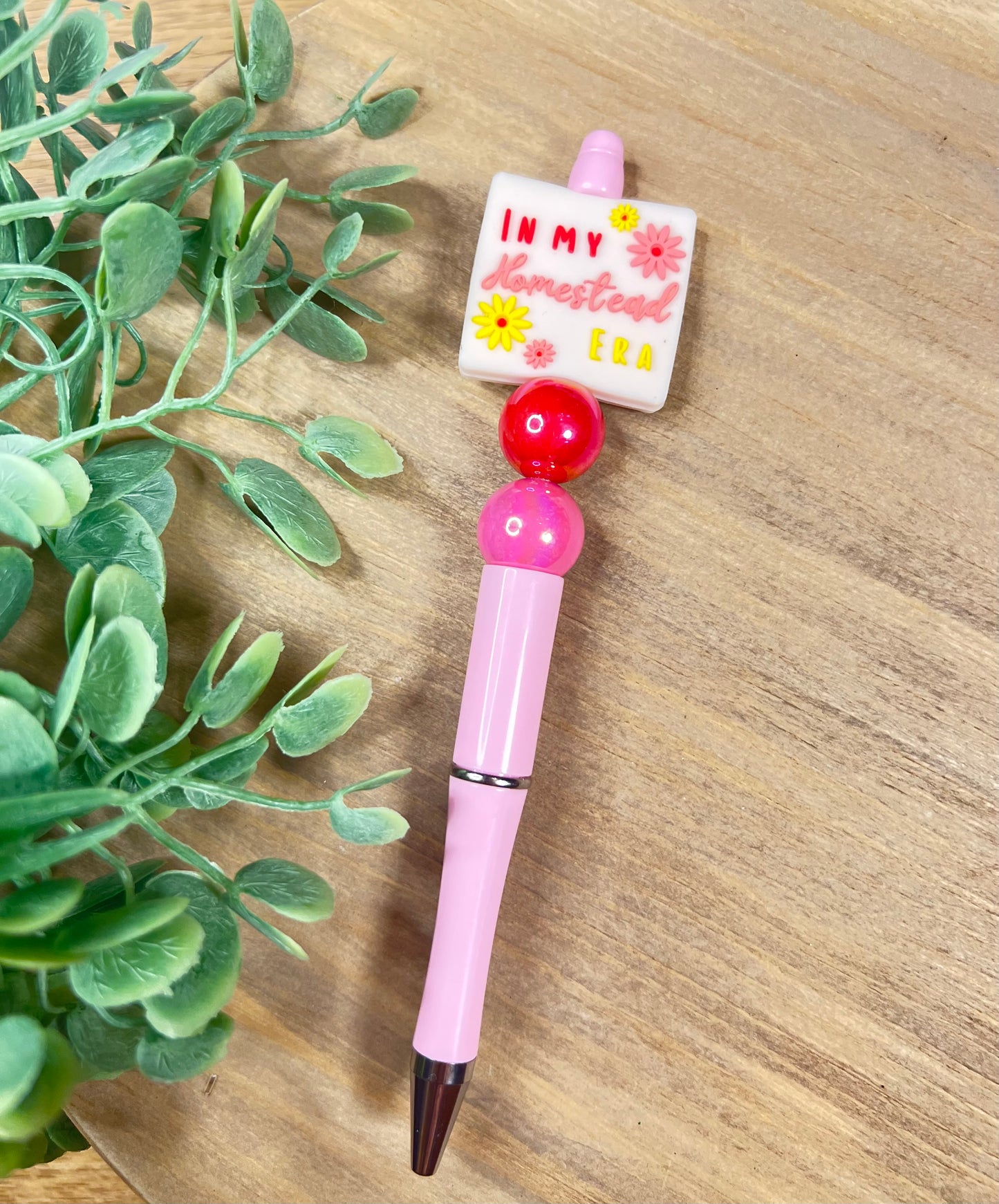 Beaded Refillable Pen