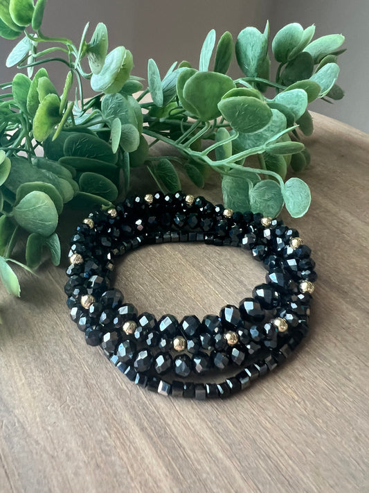 Black Shimmer Stack