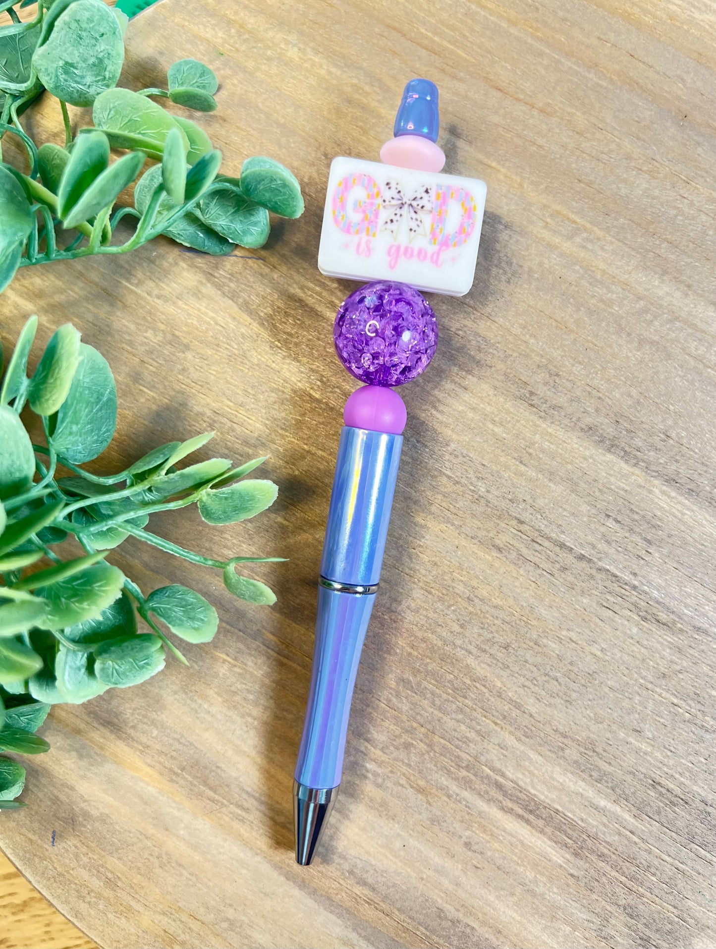 Beaded Refillable Pen