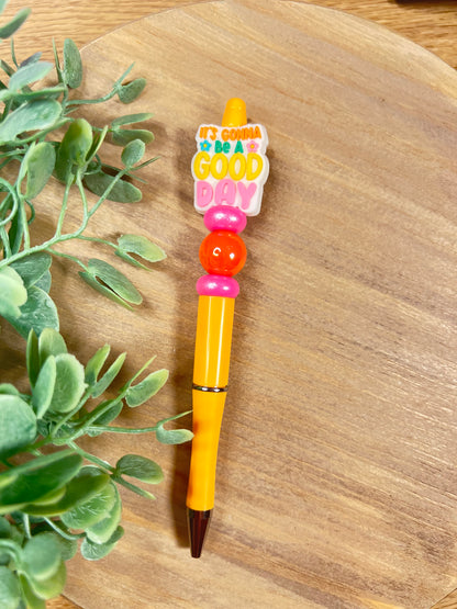 Beaded Refillable Pen