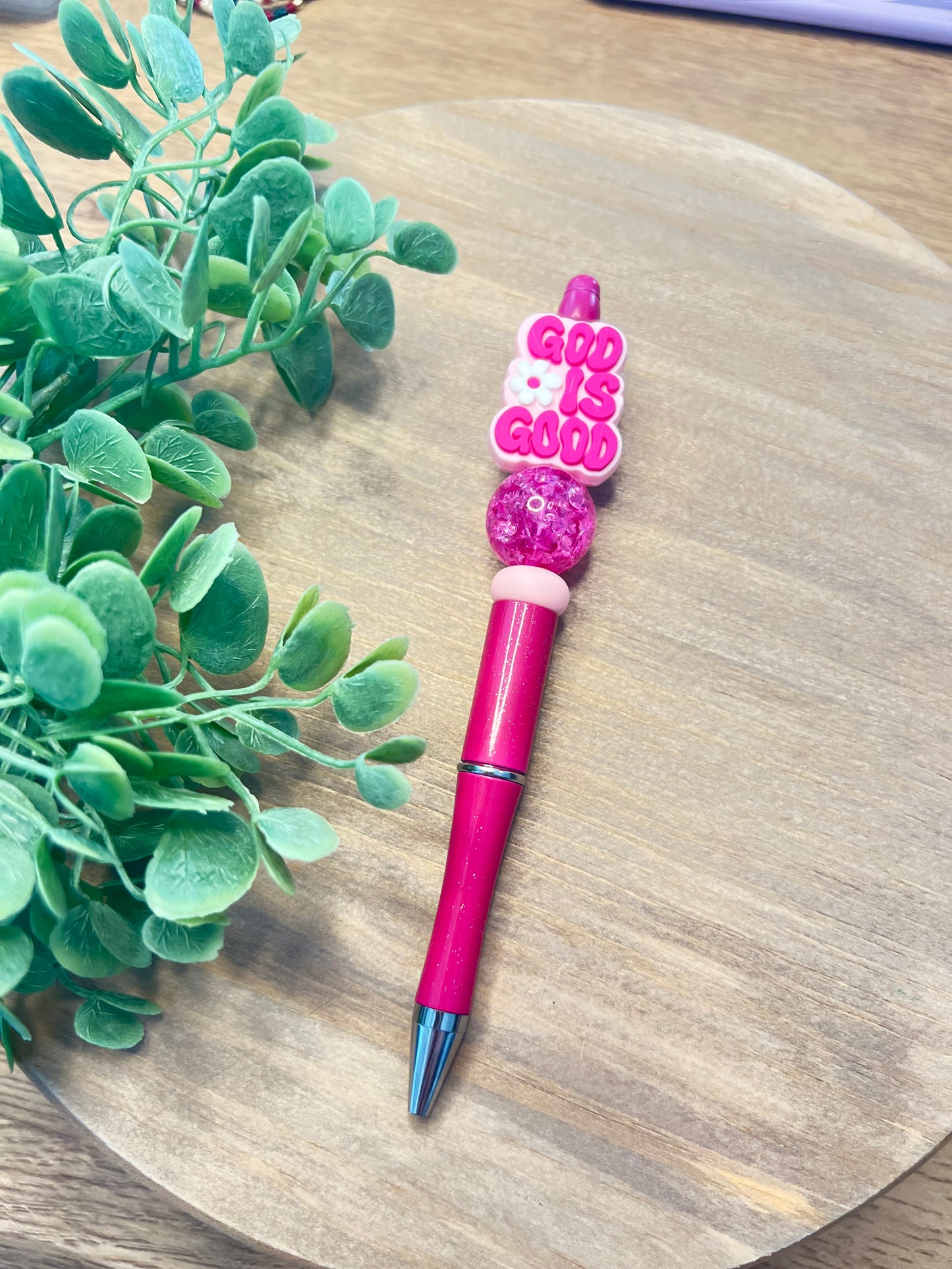 Beaded Refillable Pen