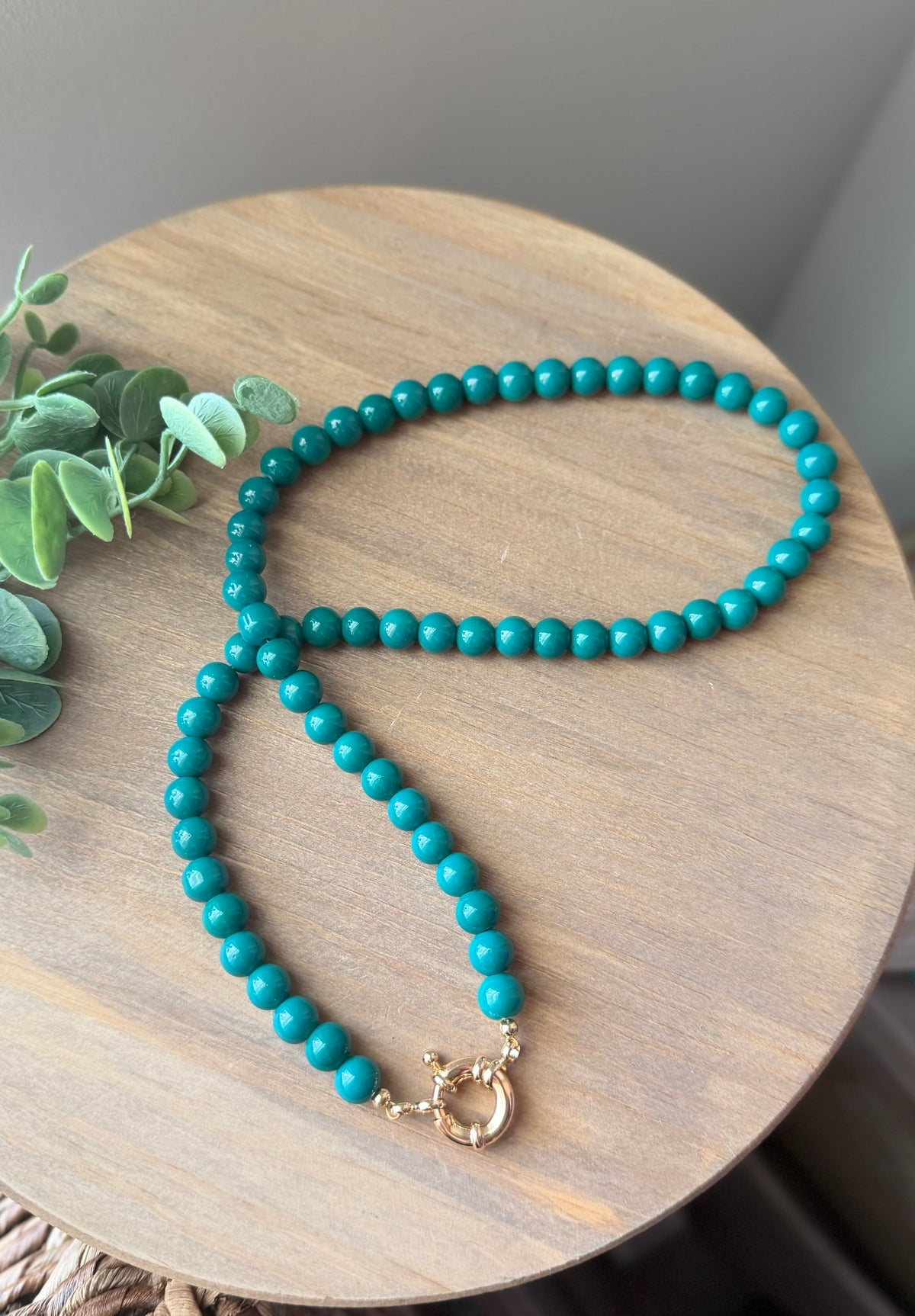 Dark Teal Tide Necklace