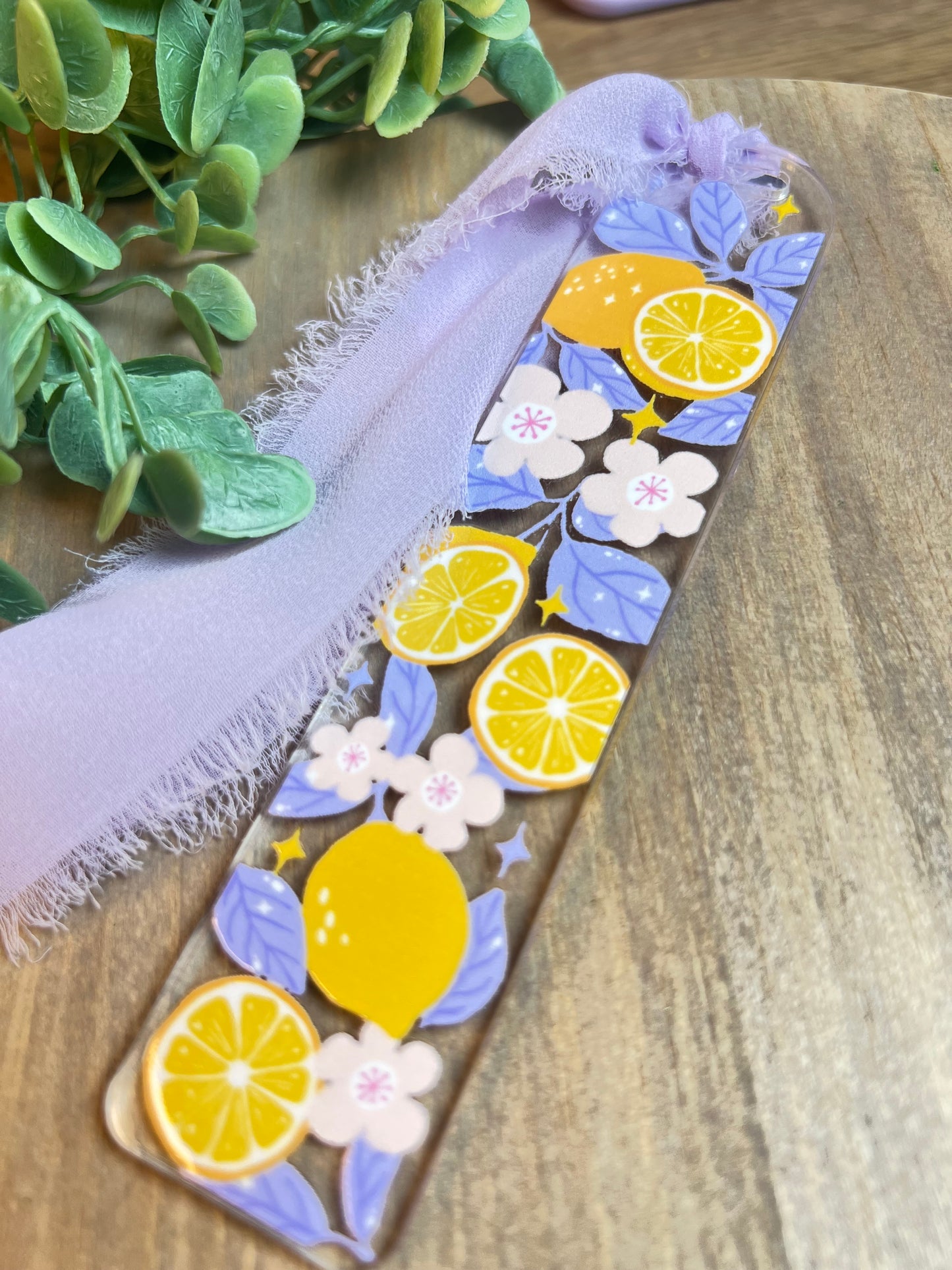 Lavender Lemon Bookmark