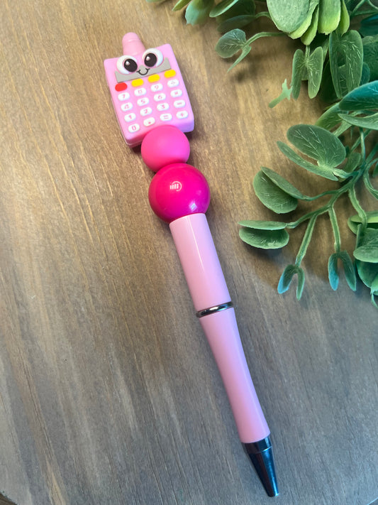 Pink Calculator | Refillable Pen