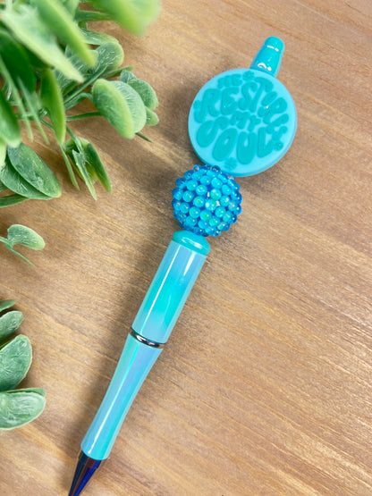Beaded Refillable Pen
