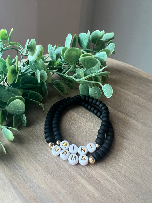 Mama + Mini Gold Letters