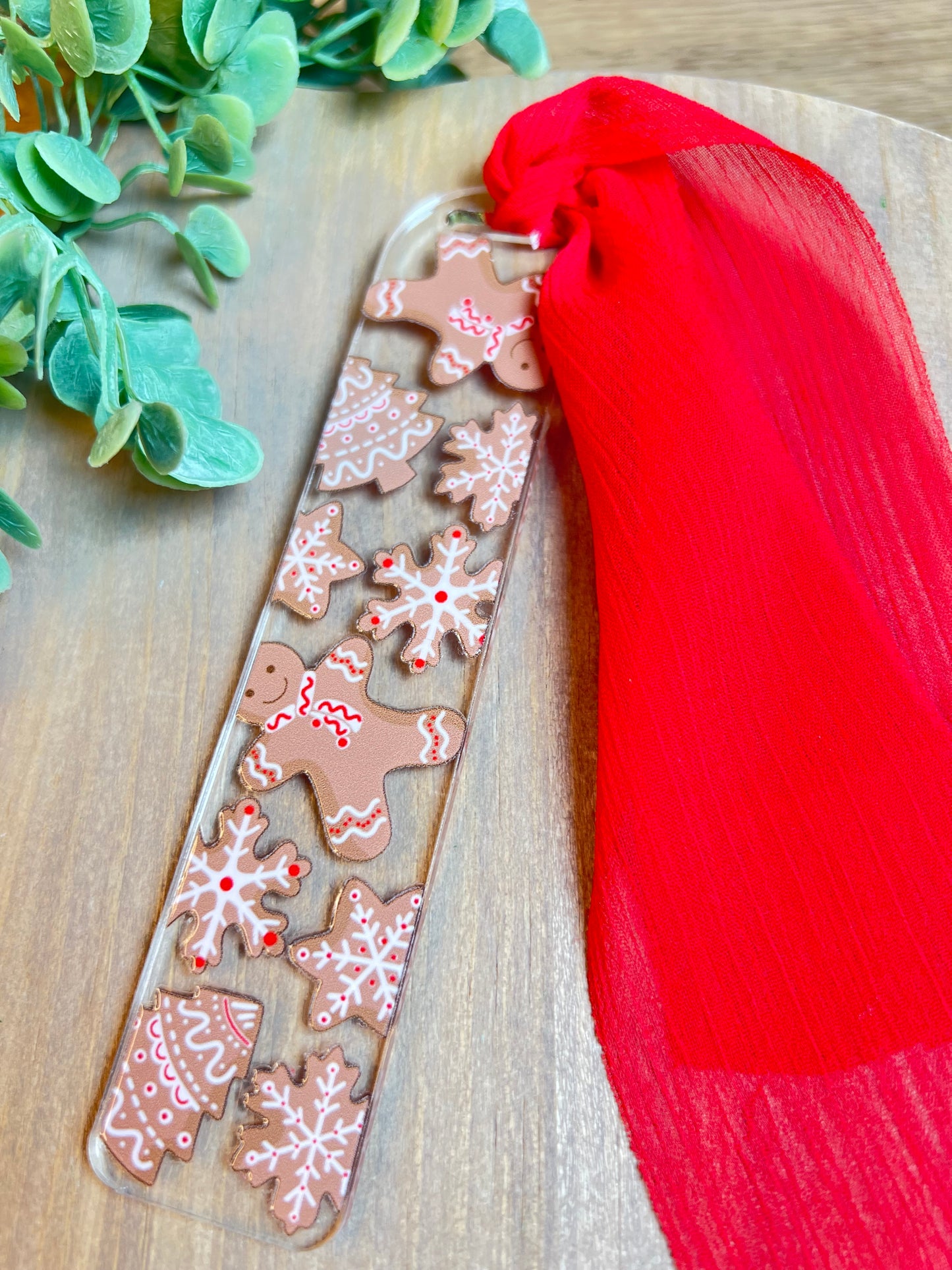 Gingerbread Cookie Bookmark