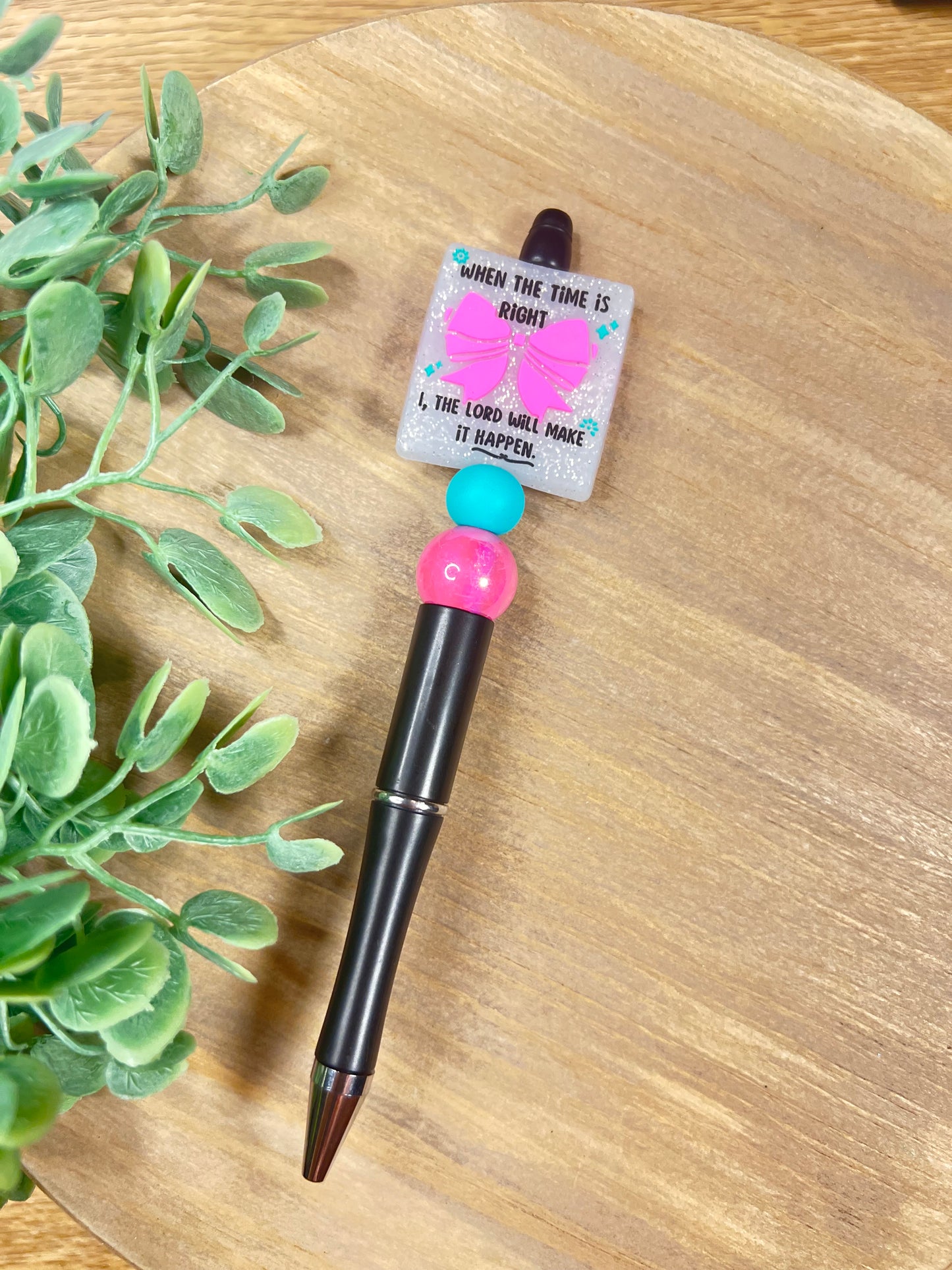 Beaded Refillable Pen